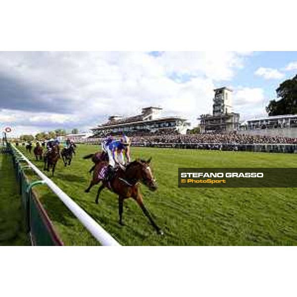Ryan Moore on Found wins the Qatar Prix de l\'Arc de Triomphe Chantilly,2nd october 2016 ph.Stefano Grasso