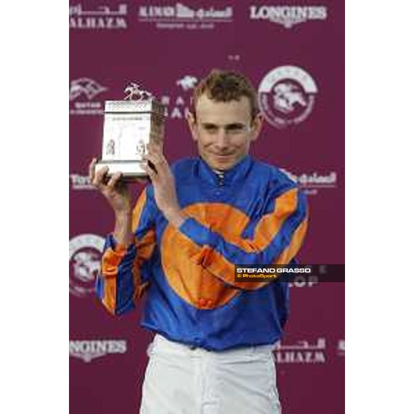 Ryan Moore on Found wins the Qatar Prix de l\'Arc de Triomphe Chantilly,2nd october 2016 ph.Stefano Grasso