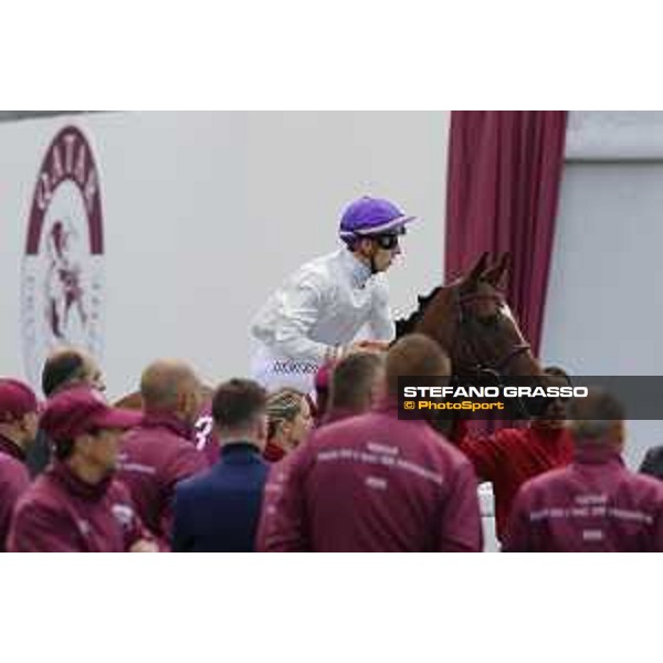 Qatar Prix de L\'Arc de Triomphe - Christian Demuro on Normandel Chantilly,2nd october 2016 ph.Stefano Grasso