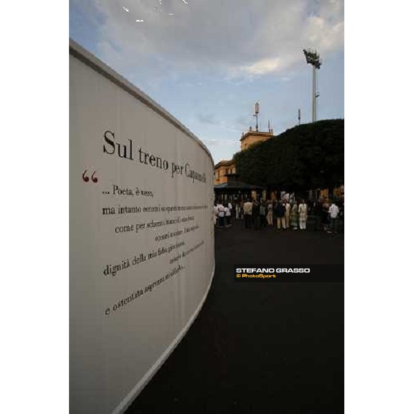 Roma - Capannelle racetrack - unveiling of the new lightning system- Rome, 9th sept. 2006 ph. Stefano Grasso