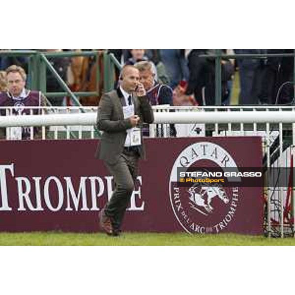 Qatar Prix de L\'Arc de Triomphe - Julien Pescatore, Head of the Press Office of France Galop Chantilly,2nd october 2016 ph.Stefano Grasso