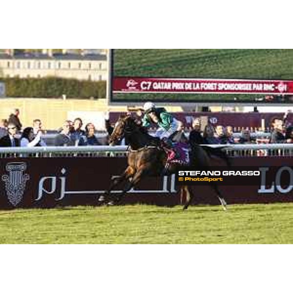 Qatar Prix de L\'Arc de Triomphe - Qatar Prix de la Foret - H.Bentley on Limato wins the race Chantilly,2nd october 2016 ph.Stefano Grasso