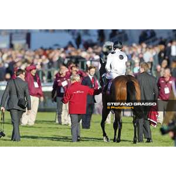 Qatar Prix de L\'Arc de Triomphe - Qatr Prix de L\'Abbaye de Longchamp - Racing - L.Morris on Marsha wins the race Chantilly,2nd october 2016 ph.Stefano Grasso