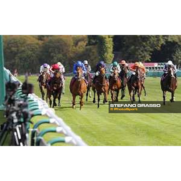 Qatar Prix de L\'Arc de Triomphe - Total Prix Marcel Boussac - William Buick on Wuheida wins the race Chantilly,2nd october 2016 ph.Stefano Grasso