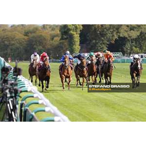 Qatar Prix de L\'Arc de Triomphe - Total Prix Marcel Boussac - William Buick on Wuheida wins the race Chantilly,2nd october 2016 ph.Stefano Grasso