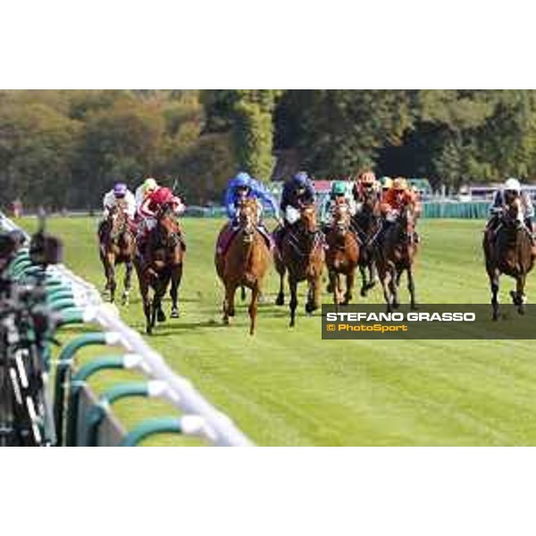 Qatar Prix de L\'Arc de Triomphe - Total Prix Marcel Boussac - William Buick on Wuheida wins the race Chantilly,2nd october 2016 ph.Stefano Grasso