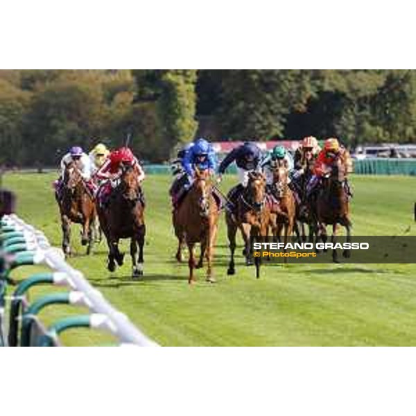 Qatar Prix de L\'Arc de Triomphe - Total Prix Marcel Boussac - William Buick on Wuheida wins the race Chantilly,2nd october 2016 ph.Stefano Grasso