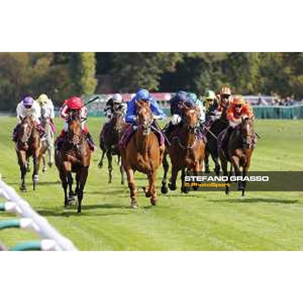 Qatar Prix de L\'Arc de Triomphe - Total Prix Marcel Boussac - William Buick on Wuheida wins the race Chantilly,2nd october 2016 ph.Stefano Grasso