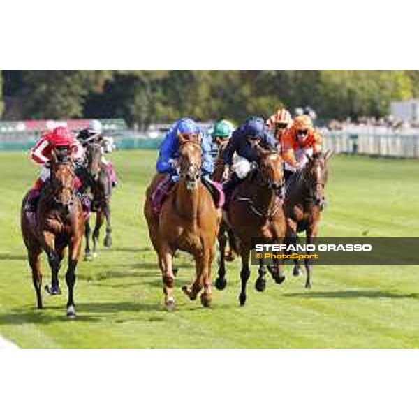 Qatar Prix de L\'Arc de Triomphe - Total Prix Marcel Boussac - William Buick on Wuheida wins the race Chantilly,2nd october 2016 ph.Stefano Grasso