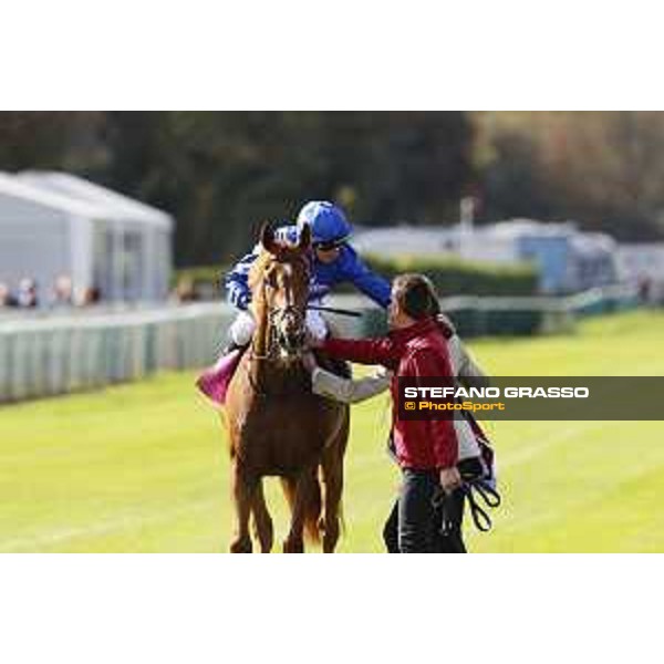 Qatar Prix de L\'Arc de Triomphe - Total Prix Marcel Boussac - William Buick on Wuheida wins the race Chantilly,2nd october 2016 ph.Stefano Grasso