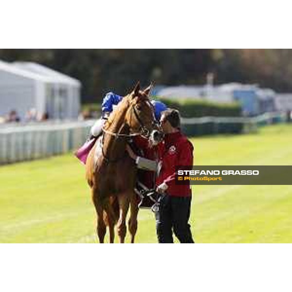 Qatar Prix de L\'Arc de Triomphe - Total Prix Marcel Boussac - William Buick on Wuheida wins the race Chantilly,2nd october 2016 ph.Stefano Grasso