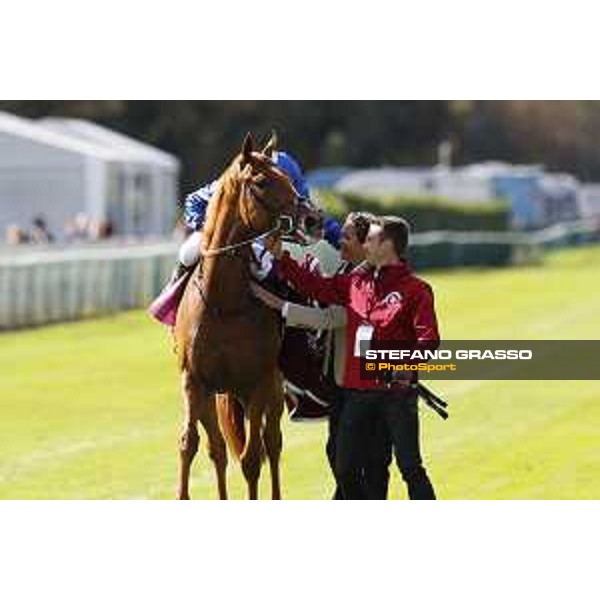 Qatar Prix de L\'Arc de Triomphe - Total Prix Marcel Boussac - William Buick on Wuheida wins the race Chantilly,2nd october 2016 ph.Stefano Grasso