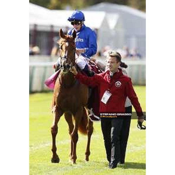 Qatar Prix de L\'Arc de Triomphe - Total Prix Marcel Boussac - William Buick on Wuheida wins the race Chantilly,2nd october 2016 ph.Stefano Grasso