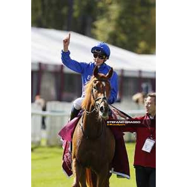 Qatar Prix de L\'Arc de Triomphe - Total Prix Marcel Boussac - William Buick on Wuheida wins the race Chantilly,2nd october 2016 ph.Stefano Grasso