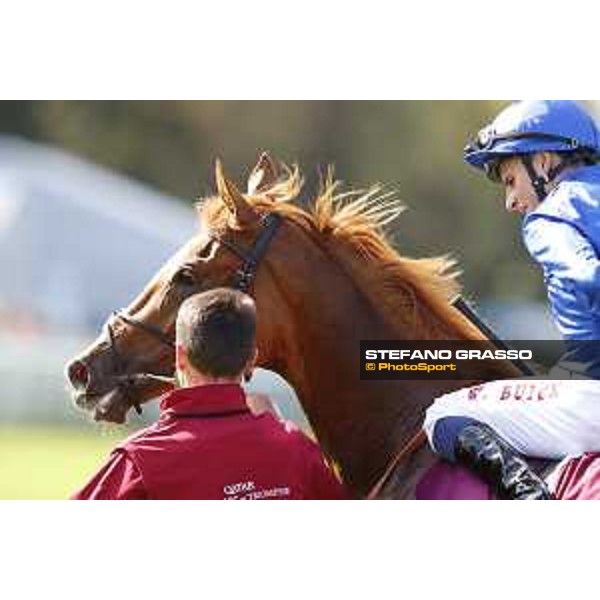 Qatar Prix de L\'Arc de Triomphe - Total Prix Marcel Boussac - William Buick on Wuheida wins the race Chantilly,2nd october 2016 ph.Stefano Grasso