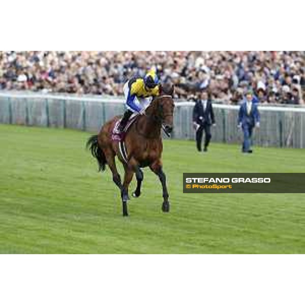 Qatar Prix de L\'Arc de Triomphe - CP Lemaire cantering on Makahiki Chantilly,2nd october 2016 ph.Stefano Grasso