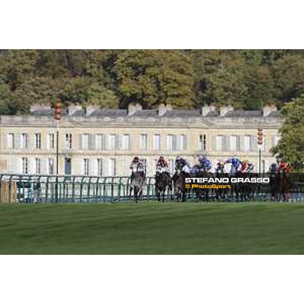 Qatar Prix de L\'Arc de Triomphe - J.Auge on Al Mourtajez wins the Qatar Arabian World Cup Chantilly,2nd october 2016 ph.Stefano Grasso
