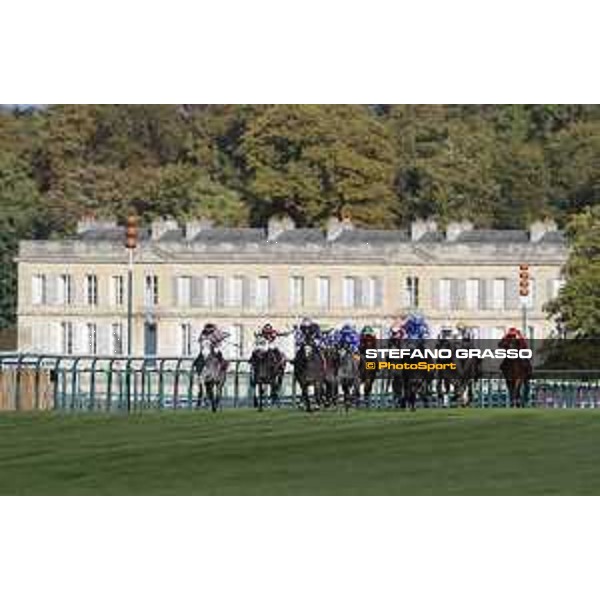 Qatar Prix de L\'Arc de Triomphe - J.Auge on Al Mourtajez wins the Qatar Arabian World Cup Chantilly,2nd october 2016 ph.Stefano Grasso