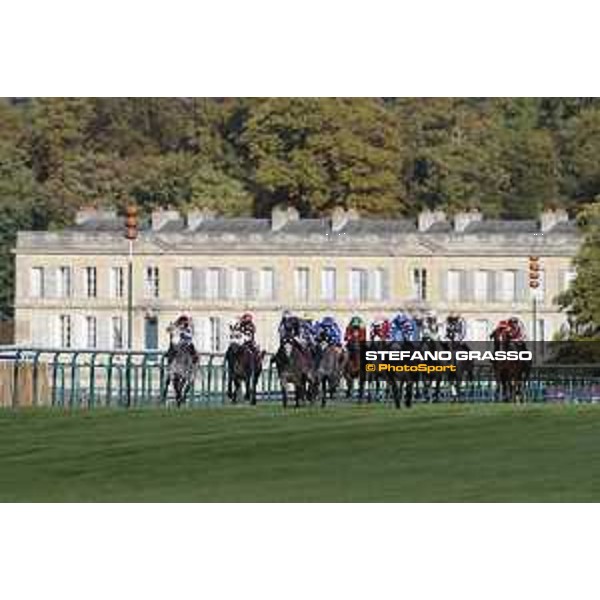 Qatar Prix de L\'Arc de Triomphe - J.Auge on Al Mourtajez wins the Qatar Arabian World Cup Chantilly,2nd october 2016 ph.Stefano Grasso