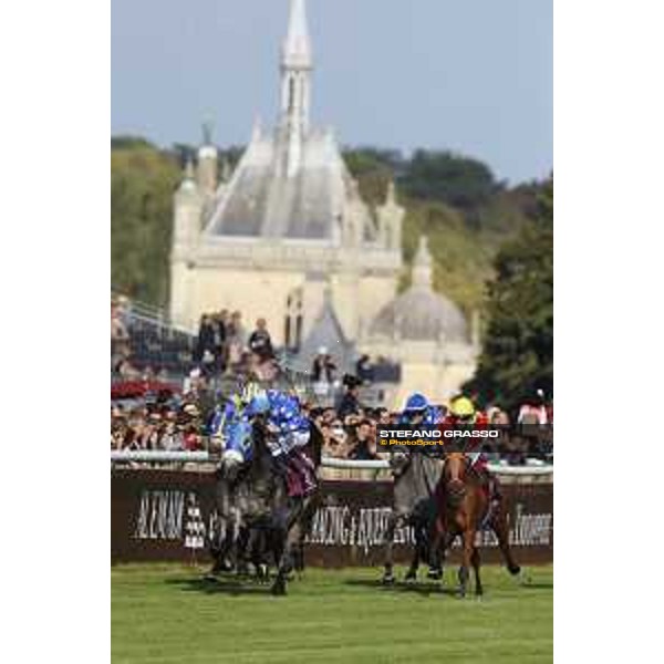 Qatar Prix de L\'Arc de Triomphe - J.Auge on Al Mourtajez wins the Qatar Arabian World Cup Chantilly,2nd october 2016 ph.Stefano Grasso