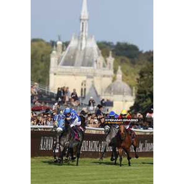 Qatar Prix de L\'Arc de Triomphe - J.Auge on Al Mourtajez wins the Qatar Arabian World Cup Chantilly,2nd october 2016 ph.Stefano Grasso