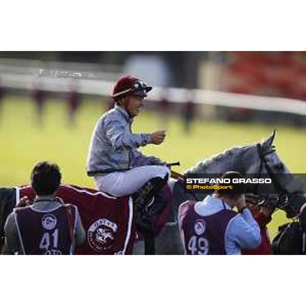 Qatar Prix de L\'Arc de Triomphe - J.Auge on Al Mourtajez wins the Qatar Arabian World Cup Chantilly,2nd october 2016 ph.Stefano Grasso