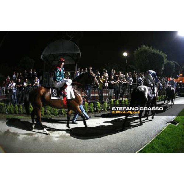 Roma - Capannelle racetrack - unveiling of the new lightning system- Frankie Dettori in the parade ring of Capannelle racetrack Rome, 9th sept. 2006 ph. Stefano Grasso