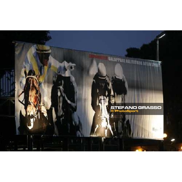 Roma - Capannelle racetrack - unveiling of the new lightning system Rome, 9th sept. 2006 ph. Stefano Grasso