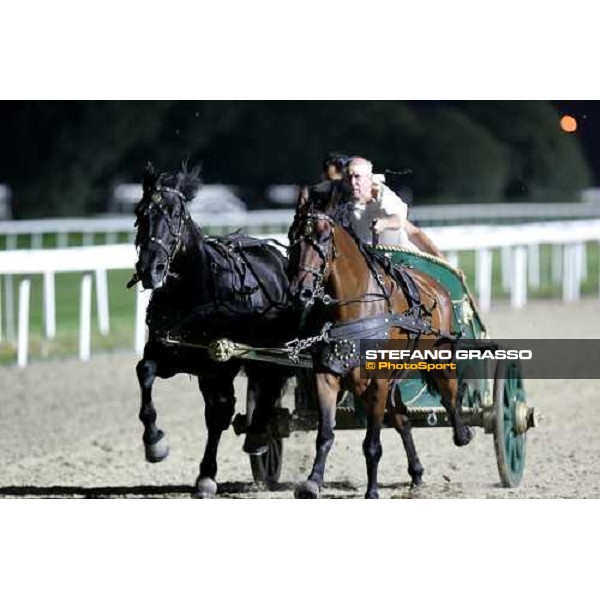 Roma - Capannelle racetrack - unveiling of the new lightning system- exibition of the Biga races Rome, 9th sept. 2006 ph. Stefano Grasso