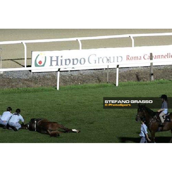 Roma - Capannelle racetrack - unveiling of the new lightning system- Jacqueline Freda and her team Rome, 9th sept. 2006 ph. Stefano Grasso