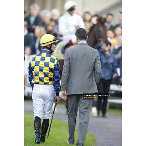 Fabio Branca and Marco Botti Gran Premio del Jockey Club Milan,San Siro galopp racecourse 16/10/2016 ph.Stefano Grasso