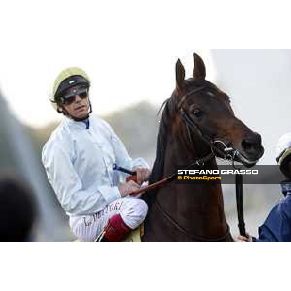 Frankie Dettori on Arab Spring Gran Premio del Jockey Club Milan,San Siro galopp racecourse 16/10/2016 ph.Stefano Grasso