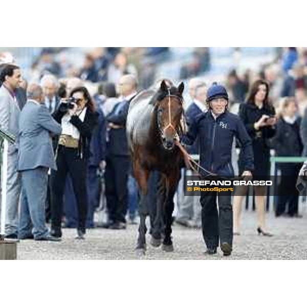 Ventura Storm wins the Gran Premio del Jockey Club Milan,San Siro galopp racecourse 16/10/2016 ph.Stefano Grasso