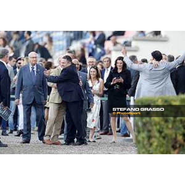 The winning connection of Ventura Storm Gran Premio del Jockey Club Milan,San Siro galopp racecourse 16/10/2016 ph.Stefano Grasso
