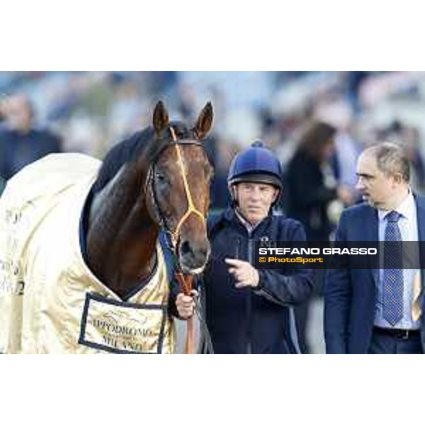 Ventura Storm wins the Gran Premio del Jockey Club Milan,San Siro galopp racecourse 16/10/2016 ph.Stefano Grasso