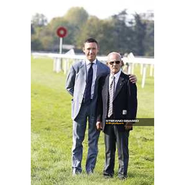 Frankie Dettori with his father Gianfranco Milano - San Siro racecourse,16/10/2016 ph.Stefano Grasso