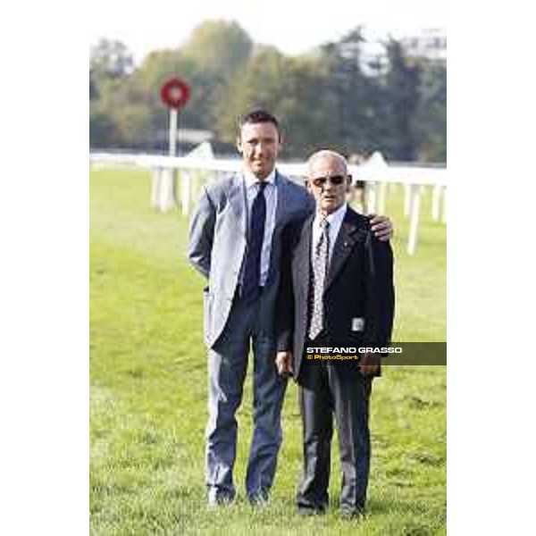 Frankie Dettori with his father Gianfranco Milano - San Siro racecourse,16/10/2016 ph.Stefano Grasso