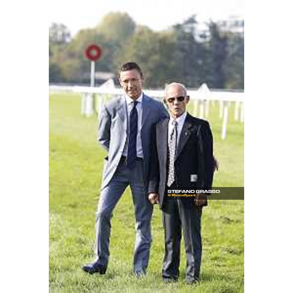 Frankie Dettori with his father Gianfranco Milano - San Siro racecourse,16/10/2016 ph.Stefano Grasso