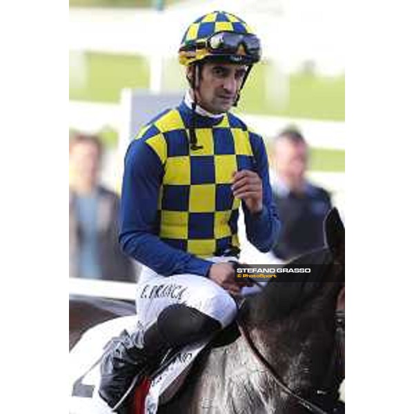 Fabio Branca on Reset in Blue wins the Premio Madonnina Milano - San Siro racecourse,16/10/2016 ph.Stefano Grasso