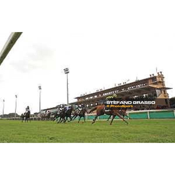 Fabio Branca on Sound of Freedom wins the Premio Lydia Tesio Roma - Capannelle racecourse,23rd october 2016 ph.Stefano Grasso