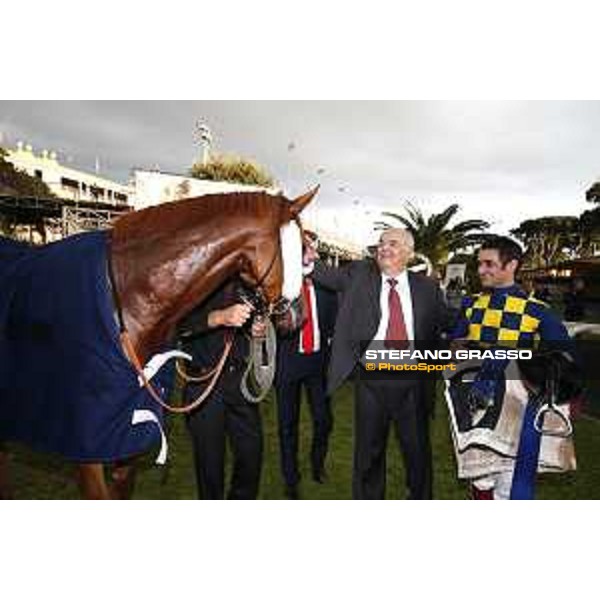 Fabio Branca and Sound of Freedom wins the Premio Lydia Tesio - Felice Villa - Stefano Botti Roma - Capannelle racecourse,23rd october 2016 ph.Stefano Grasso