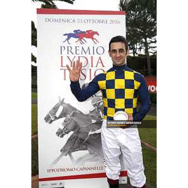 Fabio Branca after winning the Premio Lydia Tesio Roma - Capannelle racecourse,23rd october 2016 ph.Stefano Grasso