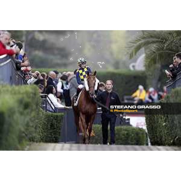 Fabio Branca on Sound of Freedom wins the Premio Lydia Tesio Roma - Capannelle racecourse,23rd october 2016 ph.Stefano Grasso