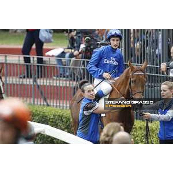 A.Lemaitre on Pabouche - Godolphin Roma - Capannelle racecourse,23rd october 2016 ph.Stefano Grasso