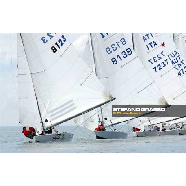 Passeger-Kropftisch Aut8123 leads the fleet during first leg of Coppa Tito Nordio 2004 Triest, april 17 2004 ph.Stefano Grasso