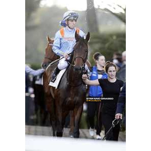 Cristian Demuro on Persona Grata Roma - Capannelle racecourse,23rd october 2016 ph.Stefano Grasso
