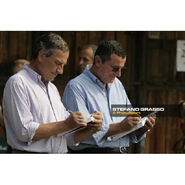 Settimo Milanese - selected yearlings sales Luciano Salice and Luca Cumani Settimo Milanese, 22nd sept.2006 ph. Stefano Grasso