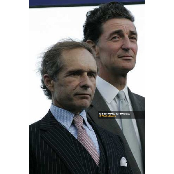 Andrè Fabre and Baron Edouard de Rothschild - 85¡ PRix de l\' Arc de Triomphe Paris Longchamp, 1st october 2006 ph. Stefano Grasso