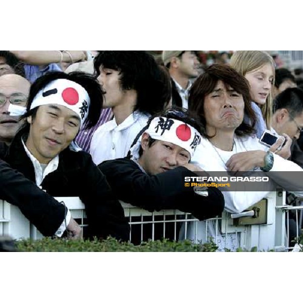 very sad supporters of Deep Impact after the race Paris Longchamp, 1st october 2006 ph. Stefano Grasso