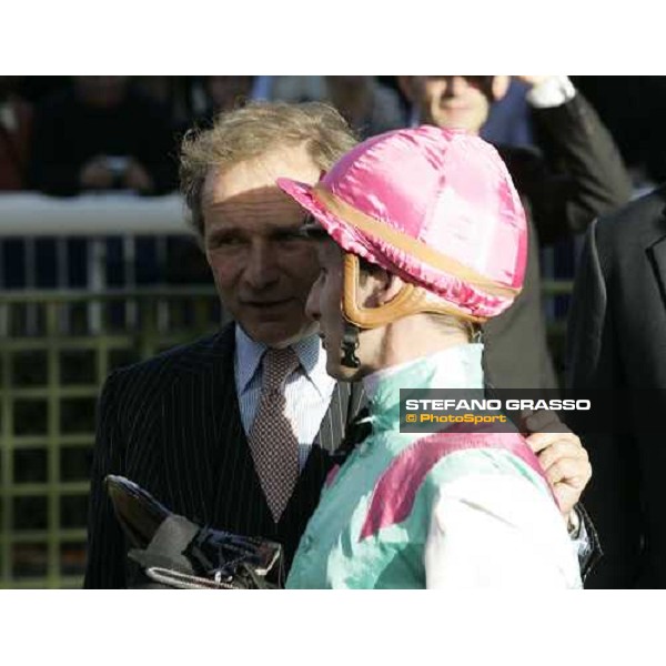 Andr Fabre and Stephane Pasquier Paris Longchamp, 1st october 2006 ph. Stefano Grasso